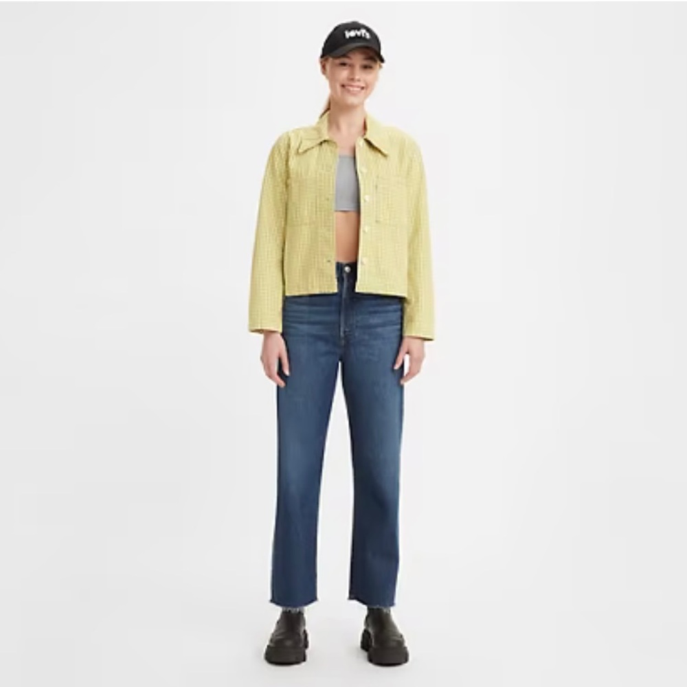 Levi’s Ribcage Straight Ankle Jeans